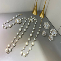 샤넬 목걸이&귀걸이 세트 CH-8466-1