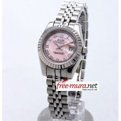 로렉스 DATAJUST 로마문자 Ladies 핑크 자계문자판