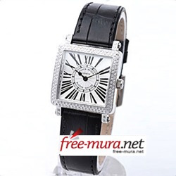 FrankMuller 마스터 스퀘어 보석 화이트 여성용