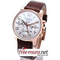 몽블랑 타임워커 XL 오토메틱 크르노그래프 SWISS ETA7750 Gold 가죽 브라운