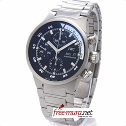 아이떠블유씨 아쿠아타이머 오토메틱 크르노그래프 SWISS ETA7750 블루