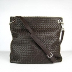 보테가 베네타  80021 Genuine leather Shoulder bag Dark Brown