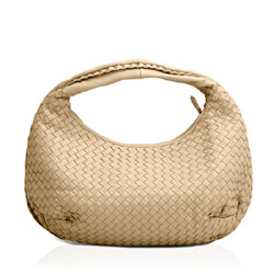 보테가 베네타  hobo lambskin - Beige