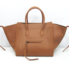 셀린느 2011 FW 팬텀 러기지 베이지 브라운 램스킨