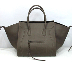 셀린느 2011 FW 팬텀 러기지 그레이 램스킨