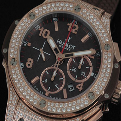 위블로 (HB 7954)Big Bang SSFull Diam Black SWISS 7750 A/T