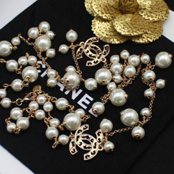 샤넬 목걸이 골드