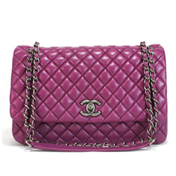 샤넬 클래식 램스킨 신상 퍼플
