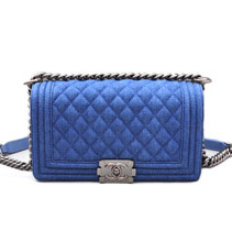 -+샤넬 보이백 미듐 데님 CL-0929