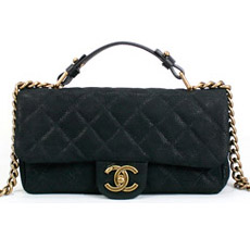 샤넬 13FW 시즌 이지 캐비어 핸들백