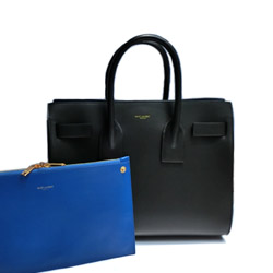 생로랑 신형 삭 드 쥬르백 투톤컬러 블랙/블루