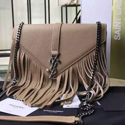 생로랑 15FW 모노그램 프린지 체인숄더백