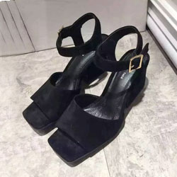 셀린느 구두 스웨이드 블랙