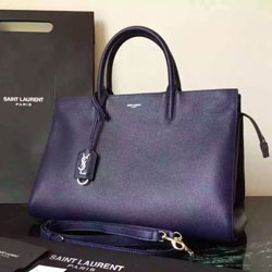 입생로랑  칼프스킨 카바스백 퍼플