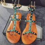 발렌티노 샌들 그린