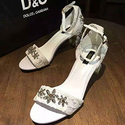 D&G 구두 화이트