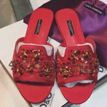 D＆G 단화 레드