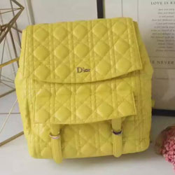 크리스찬 디올 백팩 옐로우