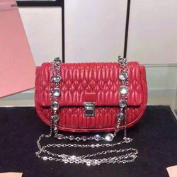 미우미우  체인 숄더백RT0636