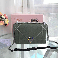 크리스찬 디올 숄더백 그린