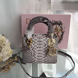 크리스찬디올 레이디디올백 스몰 스테이크레더