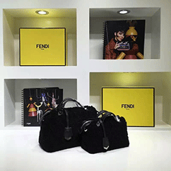 펜디 로마 토드백 블랙