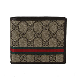 구찌 반지갑 PVC 삼선  138042