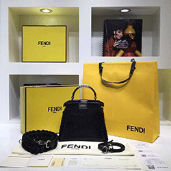 펜디 마이크로 피카부 스팽글 토드백 7210S