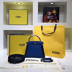 펜디 마이크로 피카부 스팽글 토드백 7210S