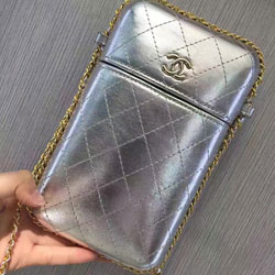 샤넬 클래식 크로스백  실버