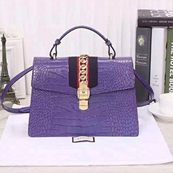  구찌 실비 가죽탑 핸들백