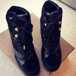 루이비통 여성용 키높이 하이탑