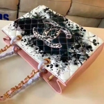 샤넬 램스킨 토트백