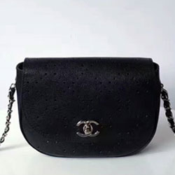 샤넬 캐비어 호보 숄더 플랩백