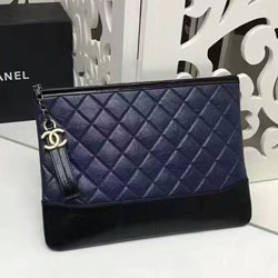 샤넬 램스킨 파우치 클러치백