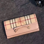 버버리 똑딱이 장지갑