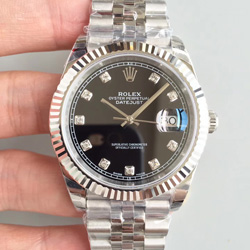 로렉스 데이저스트 은장 검판(다이아 다이얼) 41mm  Ref.88547 (최고급형)