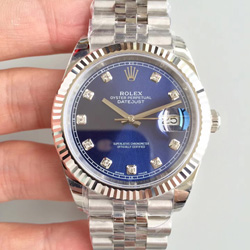 로렉스 데이저스트 은장 청판(다이아 다이얼) 41mm  Ref.88557 (최고급형)