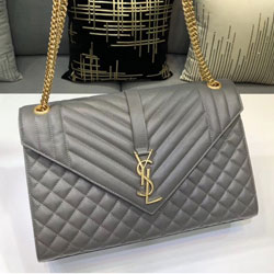 입생로랑 퀼티드  엔벨로프 백  31cm 487198