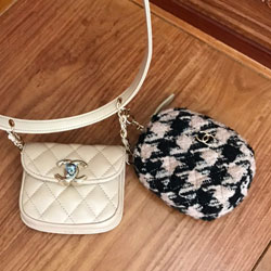 샤넬 19 웨이스트 백 AS200318